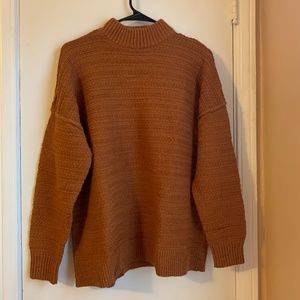 Burnt Orange Oversized Sweater